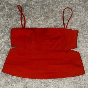 Zara orange tank